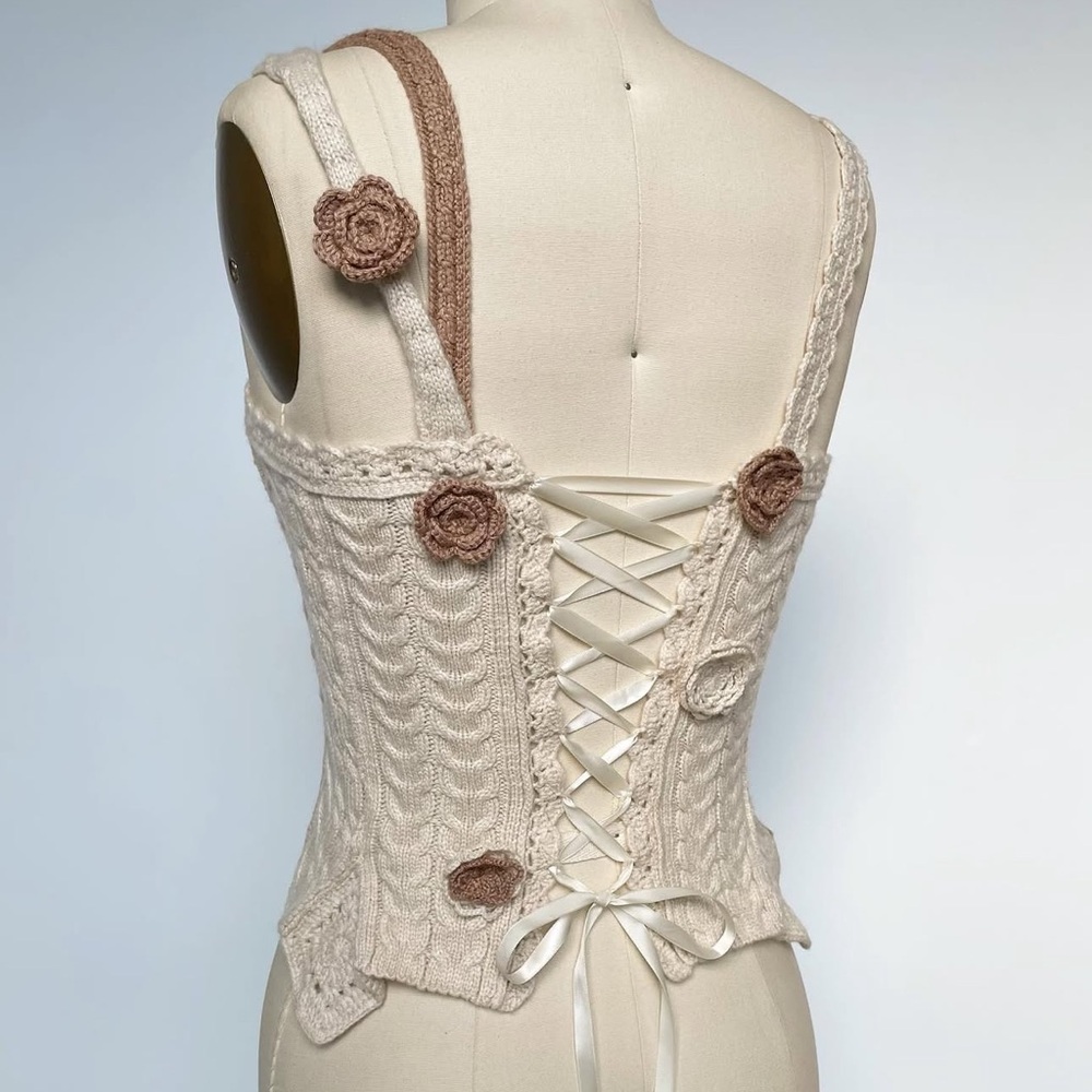 Danielle Guizio Keepsake knit tank top